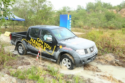 Taking all the mud in its stride