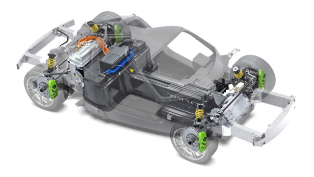 Rimac nevera двигатель