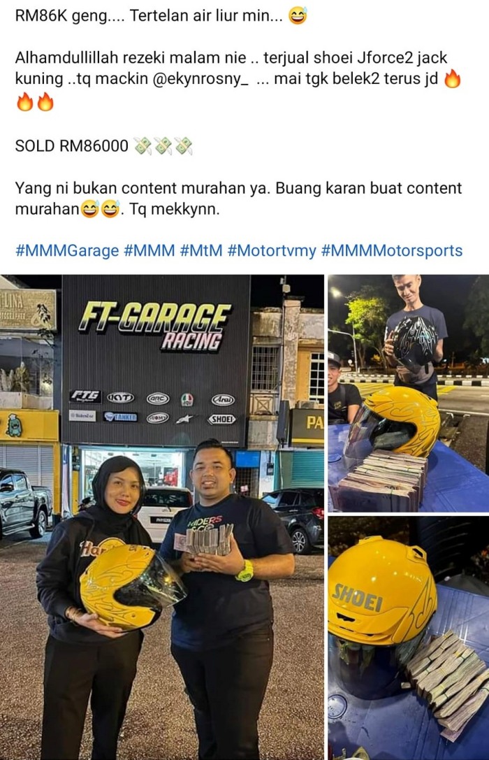 HOBI ‘KOLEKSI KAMI MAHAL’ – HELMET SHOEI J-FORCE 2 TERJUAL PADA HARGA ...